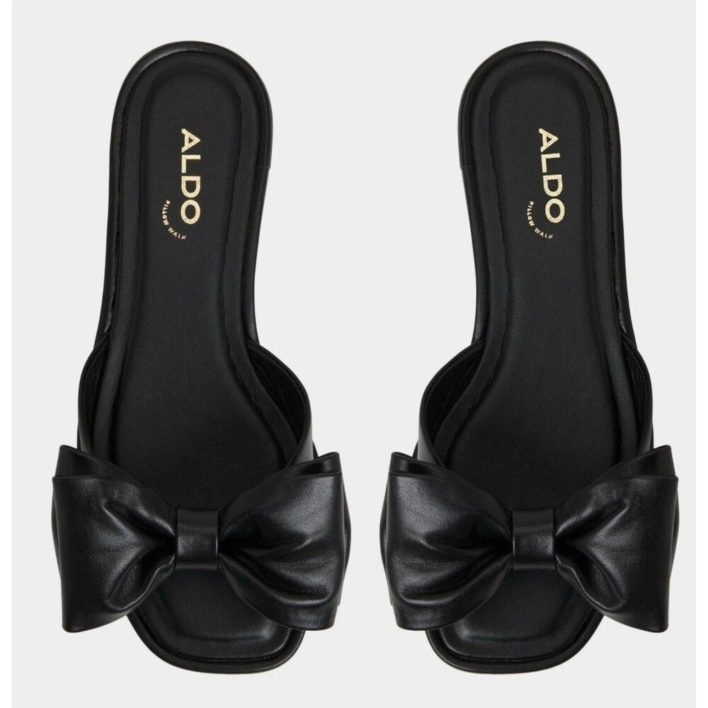 ALDO Bowetta Women's Slide Black Sandals Size 9 New